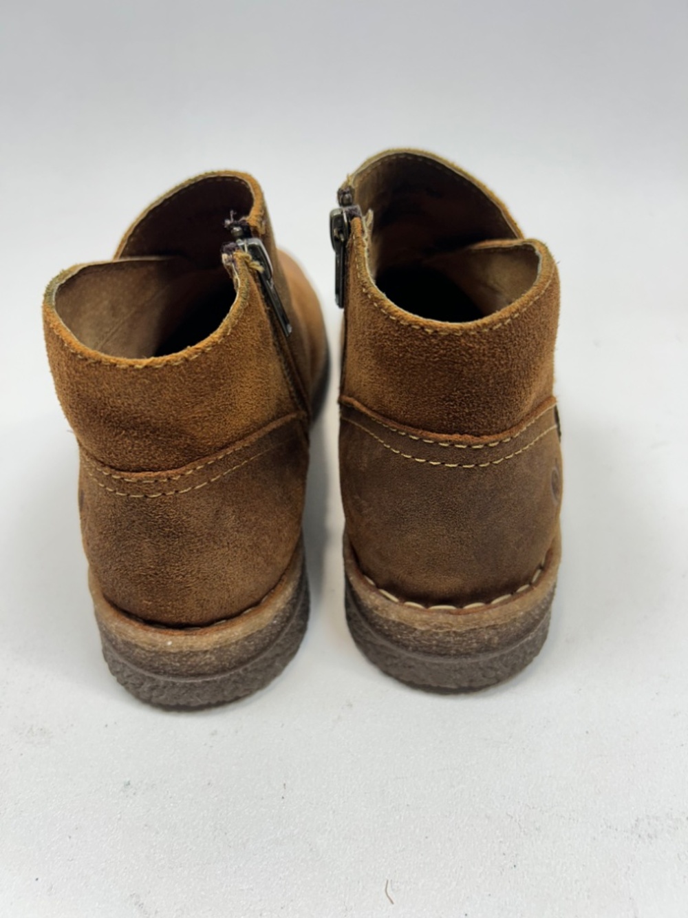 BORN Tora Bohemian Distressed Glazed Ginger Leather Ankle Boots size 7.5 NWOB - Picture 4 of 8